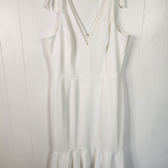 Dress the Population Julia New Size XXL Mermaid Wedding Dress V-Neck White Nwt - Picture 5 of 16